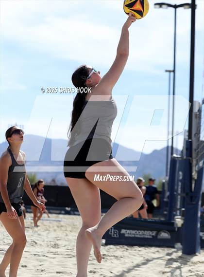 Thumbnail 1 in Xavier College Prep vs. Salpointe Catholic (CatBox Classic Beach Invitational) photogallery.
