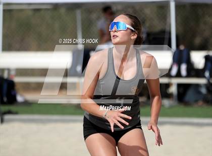 Thumbnail 2 in Xavier College Prep vs. Salpointe Catholic (CatBox Classic Beach Invitational) photogallery.