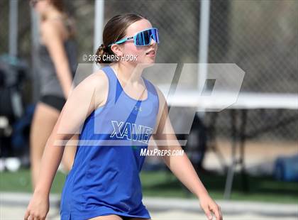 Thumbnail 3 in Xavier College Prep vs. Salpointe Catholic (CatBox Classic Beach Invitational) photogallery.
