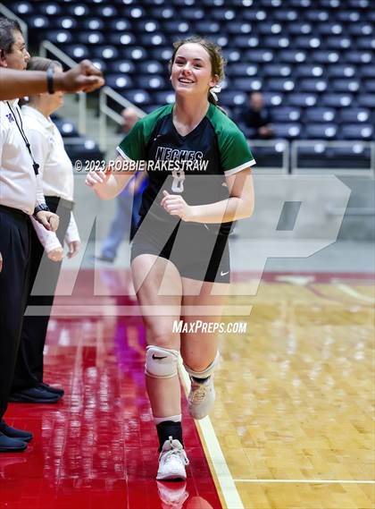 Thumbnail 3 in Blum vs. Neches (UIL 1A Volleyball Semifinal) photogallery.