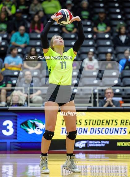 Thumbnail 2 in Blum vs. Neches (UIL 1A Volleyball Semifinal) photogallery.
