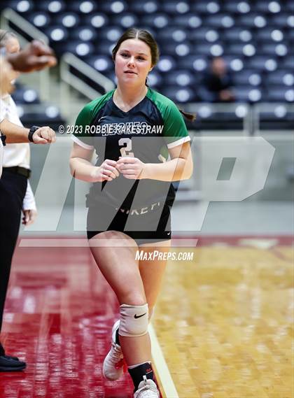 Thumbnail 3 in Blum vs. Neches (UIL 1A Volleyball Semifinal) photogallery.