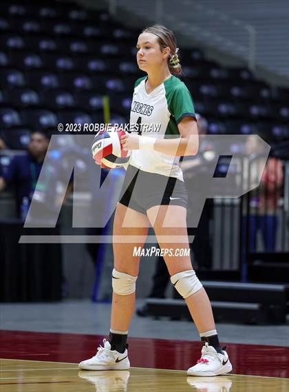 Thumbnail 3 in Blum vs. Neches (UIL 1A Volleyball Semifinal) photogallery.