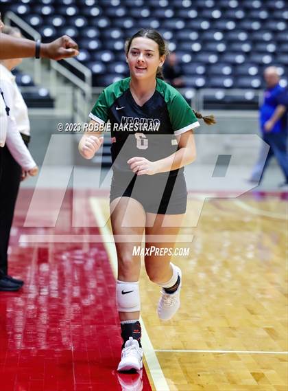 Thumbnail 2 in Blum vs. Neches (UIL 1A Volleyball Semifinal) photogallery.