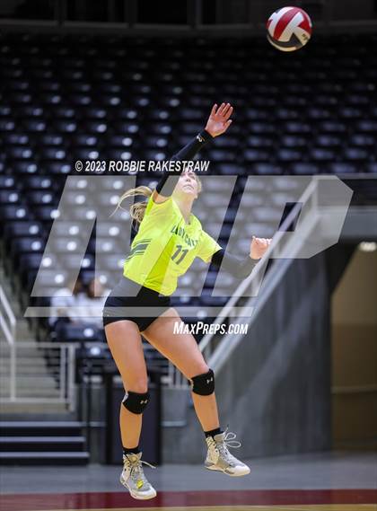 Thumbnail 3 in Blum vs. Neches (UIL 1A Volleyball Semifinal) photogallery.