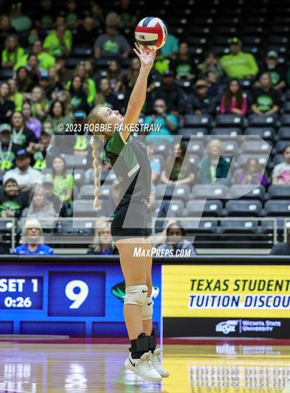 Thumbnail 3 in Blum vs. Neches (UIL 1A Volleyball Semifinal) photogallery.