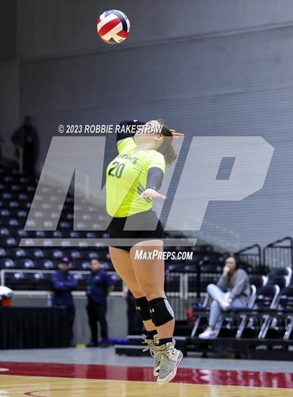 Thumbnail 2 in Blum vs. Neches (UIL 1A Volleyball Semifinal) photogallery.