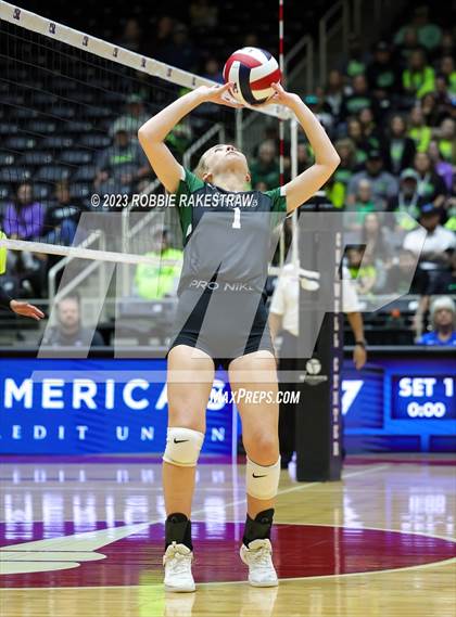 Thumbnail 1 in Blum vs. Neches (UIL 1A Volleyball Semifinal) photogallery.