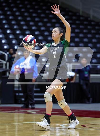 Thumbnail 3 in Blum vs. Neches (UIL 1A Volleyball Semifinal) photogallery.