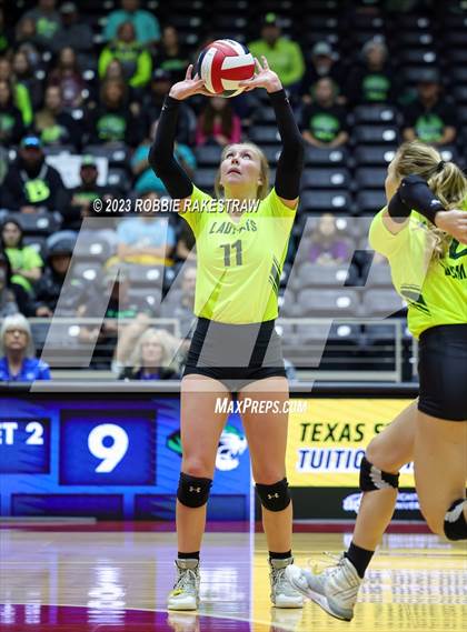 Thumbnail 3 in Blum vs. Neches (UIL 1A Volleyball Semifinal) photogallery.