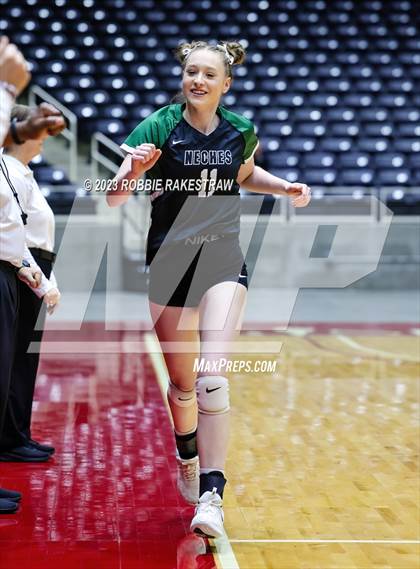 Thumbnail 1 in Blum vs. Neches (UIL 1A Volleyball Semifinal) photogallery.