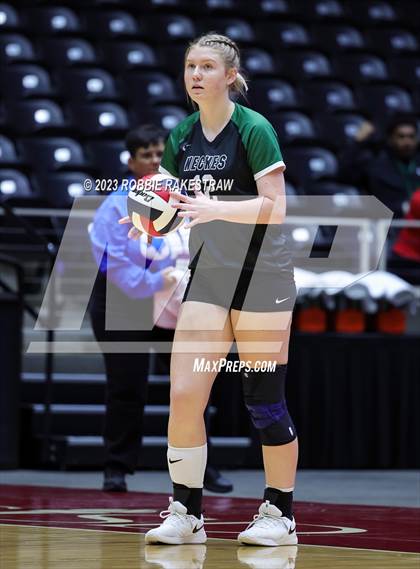 Thumbnail 2 in Blum vs. Neches (UIL 1A Volleyball Semifinal) photogallery.