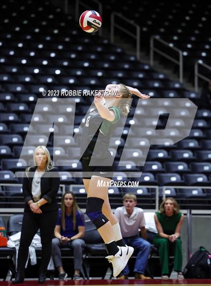 Thumbnail 2 in Blum vs. Neches (UIL 1A Volleyball Semifinal) photogallery.