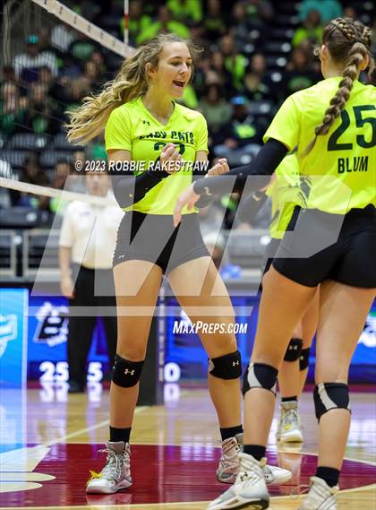 Thumbnail 3 in Blum vs. Neches (UIL 1A Volleyball Semifinal) photogallery.