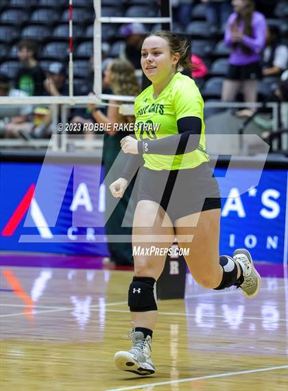 Thumbnail 2 in Blum vs. Neches (UIL 1A Volleyball Semifinal) photogallery.