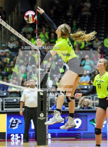 Thumbnail 1 in Blum vs. Neches (UIL 1A Volleyball Semifinal) photogallery.