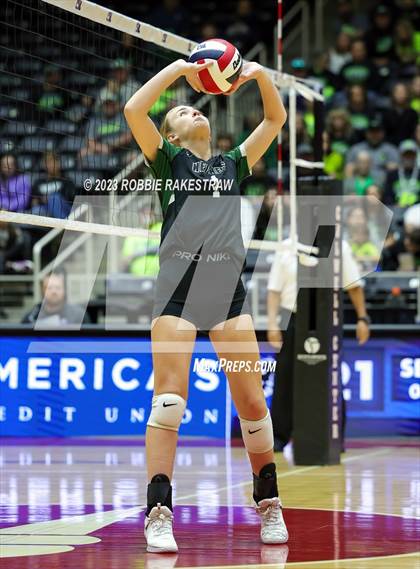 Thumbnail 3 in Blum vs. Neches (UIL 1A Volleyball Semifinal) photogallery.