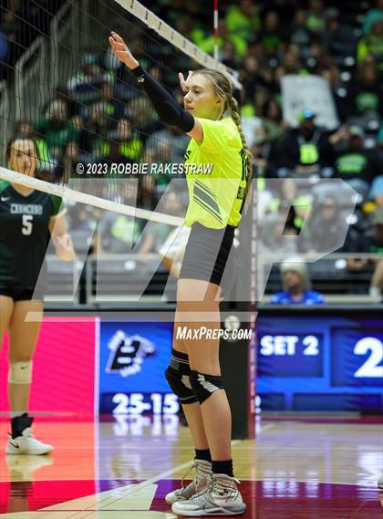 Thumbnail 3 in Blum vs. Neches (UIL 1A Volleyball Semifinal) photogallery.