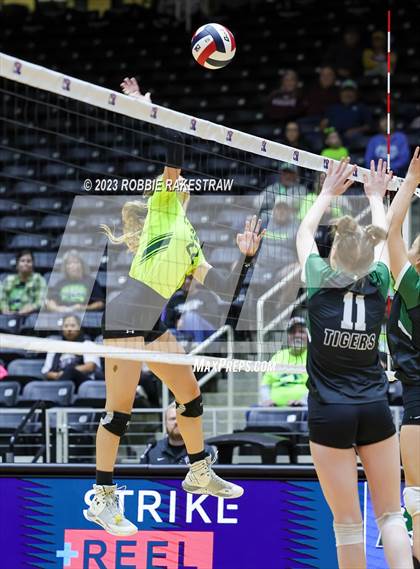 Thumbnail 1 in Blum vs. Neches (UIL 1A Volleyball Semifinal) photogallery.