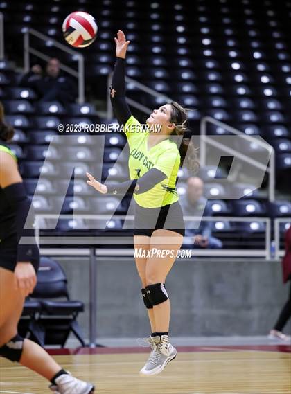 Thumbnail 1 in Blum vs. Neches (UIL 1A Volleyball Semifinal) photogallery.