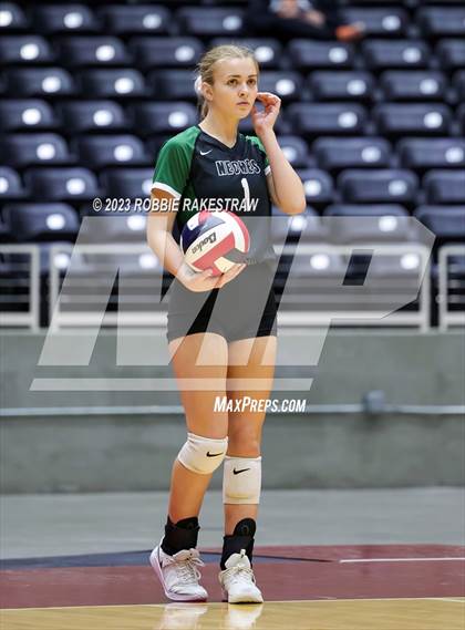 Thumbnail 2 in Blum vs. Neches (UIL 1A Volleyball Semifinal) photogallery.