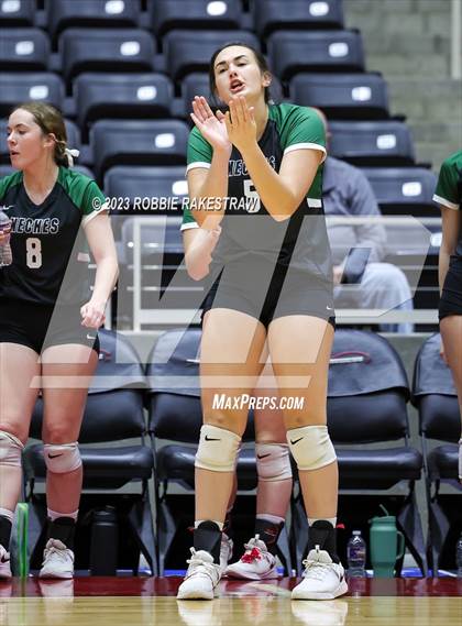 Thumbnail 1 in Blum vs. Neches (UIL 1A Volleyball Semifinal) photogallery.
