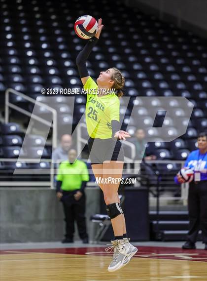 Thumbnail 1 in Blum vs. Neches (UIL 1A Volleyball Semifinal) photogallery.
