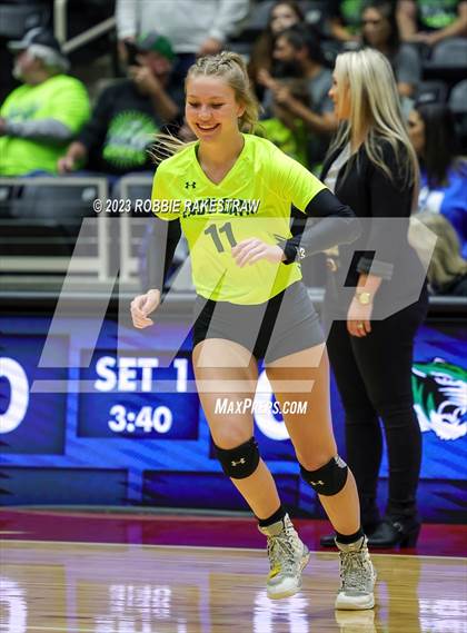 Thumbnail 2 in Blum vs. Neches (UIL 1A Volleyball Semifinal) photogallery.