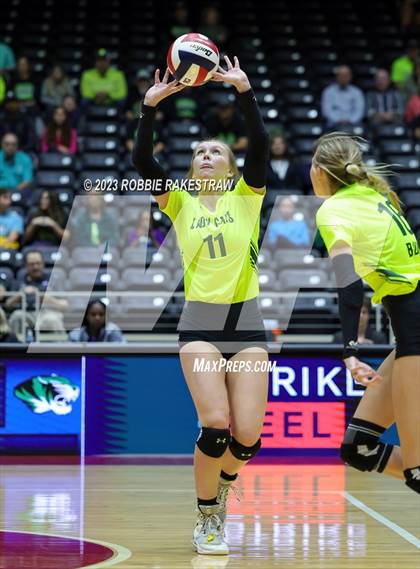 Thumbnail 3 in Blum vs. Neches (UIL 1A Volleyball Semifinal) photogallery.