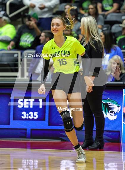 Thumbnail 3 in Blum vs. Neches (UIL 1A Volleyball Semifinal) photogallery.