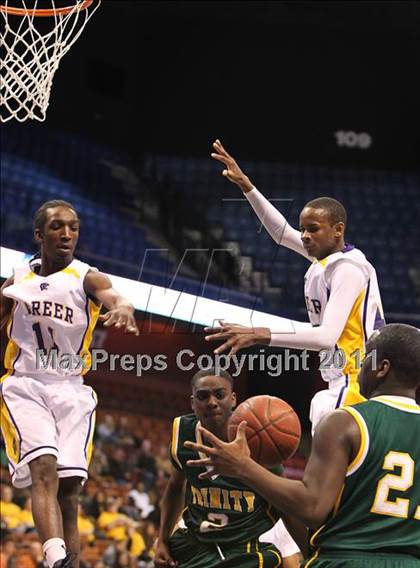 Thumbnail 3 in Career vs. Trinity Catholic (CIAC Class M Final) photogallery.