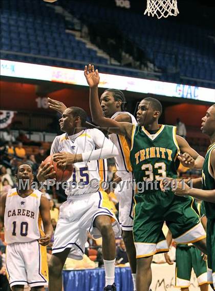 Thumbnail 1 in Career vs. Trinity Catholic (CIAC Class M Final) photogallery.