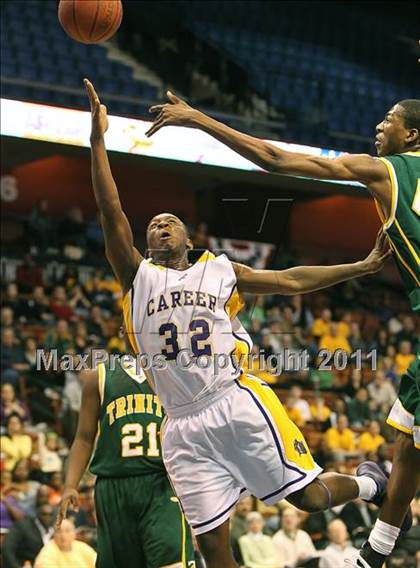 Thumbnail 1 in Career vs. Trinity Catholic (CIAC Class M Final) photogallery.