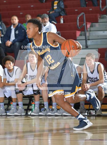 Thumbnail 2 in Rancho Mirage vs Westbury Christian (Rancho Mirage Holiday Invitational) photogallery.