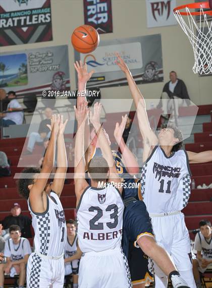 Thumbnail 1 in Rancho Mirage vs Westbury Christian (Rancho Mirage Holiday Invitational) photogallery.