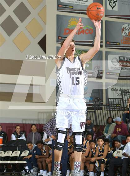 Thumbnail 1 in Rancho Mirage vs Westbury Christian (Rancho Mirage Holiday Invitational) photogallery.