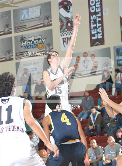 Thumbnail 3 in Rancho Mirage vs Westbury Christian (Rancho Mirage Holiday Invitational) photogallery.