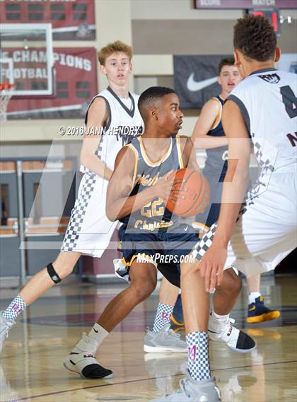 Thumbnail 1 in Rancho Mirage vs Westbury Christian (Rancho Mirage Holiday Invitational) photogallery.