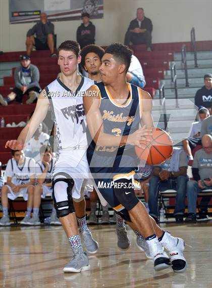 Thumbnail 2 in Rancho Mirage vs Westbury Christian (Rancho Mirage Holiday Invitational) photogallery.
