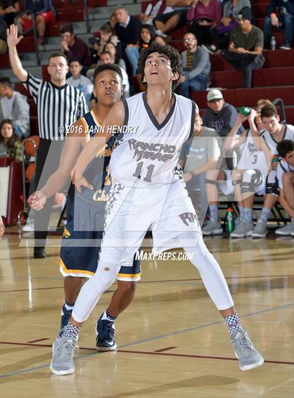 Thumbnail 1 in Rancho Mirage vs Westbury Christian (Rancho Mirage Holiday Invitational) photogallery.