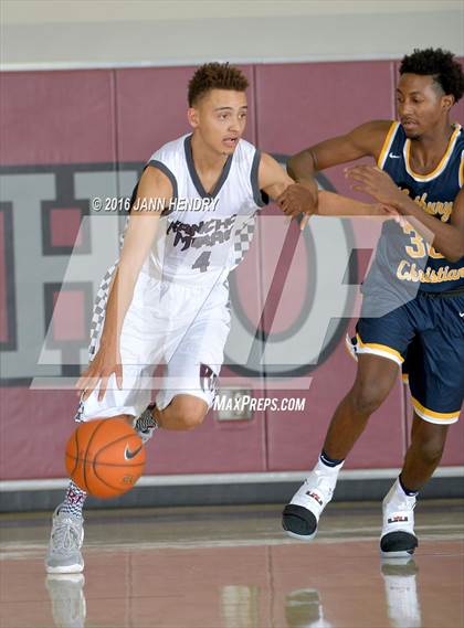 Thumbnail 1 in Rancho Mirage vs Westbury Christian (Rancho Mirage Holiday Invitational) photogallery.