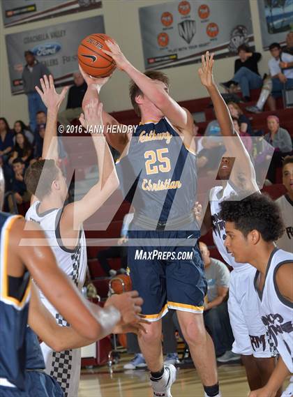 Thumbnail 3 in Rancho Mirage vs Westbury Christian (Rancho Mirage Holiday Invitational) photogallery.