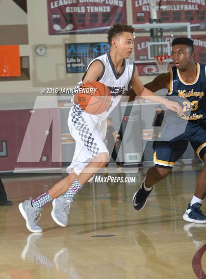 Thumbnail 2 in Rancho Mirage vs Westbury Christian (Rancho Mirage Holiday Invitational) photogallery.