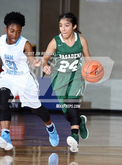 Thumbnail 2 in Pasadena vs. Sam Rayburn (McDonald's Texas Invitational) photogallery.