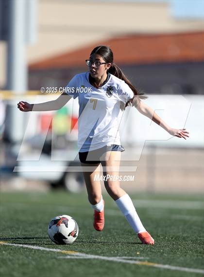 Thumbnail 2 in Flowing Wells vs Walden Grove (Kelly Pierce Soccer Tournament) photogallery.