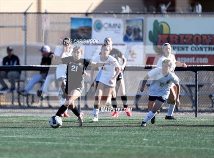 Thumbnail 1 in Flowing Wells vs Walden Grove (Kelly Pierce Soccer Tournament) photogallery.