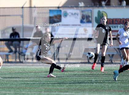 Thumbnail 2 in Flowing Wells vs Walden Grove (Kelly Pierce Soccer Tournament) photogallery.