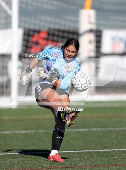 Thumbnail 3 in Flowing Wells vs Walden Grove (Kelly Pierce Soccer Tournament) photogallery.