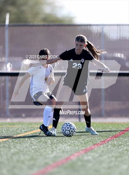 Thumbnail 2 in Flowing Wells vs Walden Grove (Kelly Pierce Soccer Tournament) photogallery.