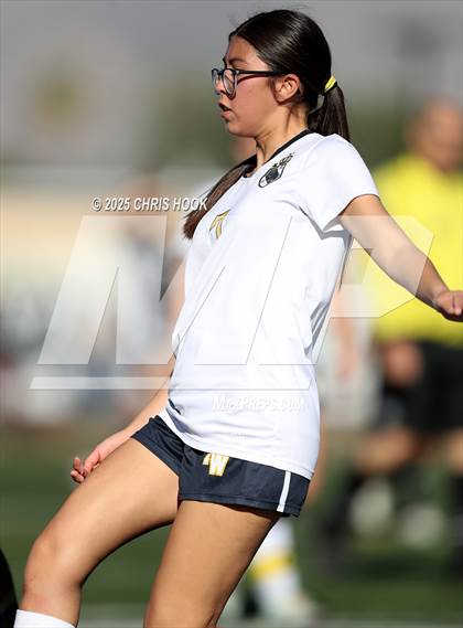 Thumbnail 2 in Flowing Wells vs Walden Grove (Kelly Pierce Soccer Tournament) photogallery.